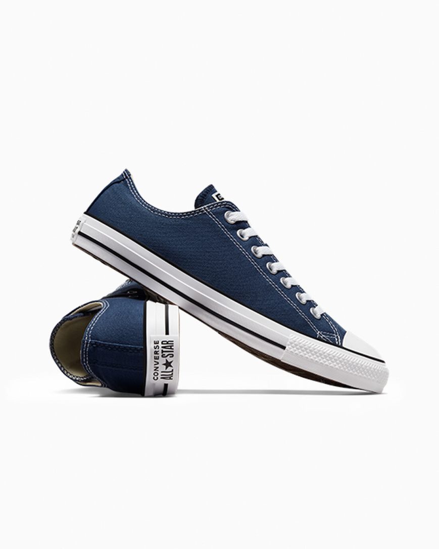 Women's Converse Chuck Taylor All Star Classic Low Top Shoes Navy | AU 3E641M